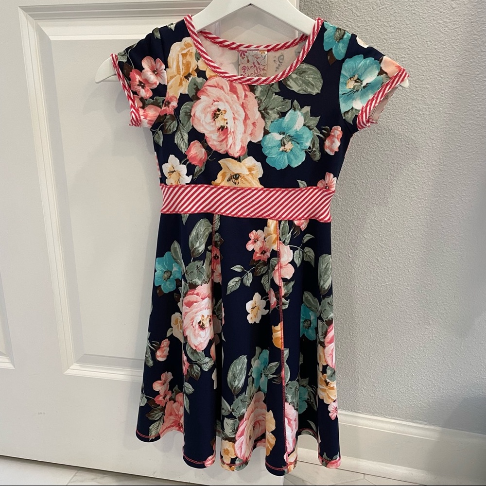 Pink Vanilla Girls Floral Dress 6